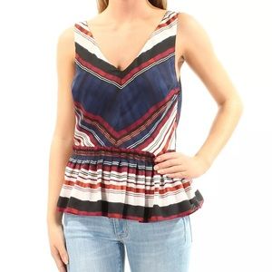 Guess Pleated Peplum Top